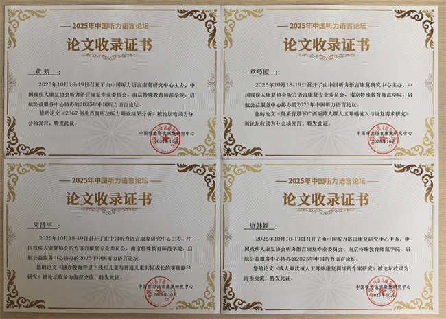 图为论文收录证书