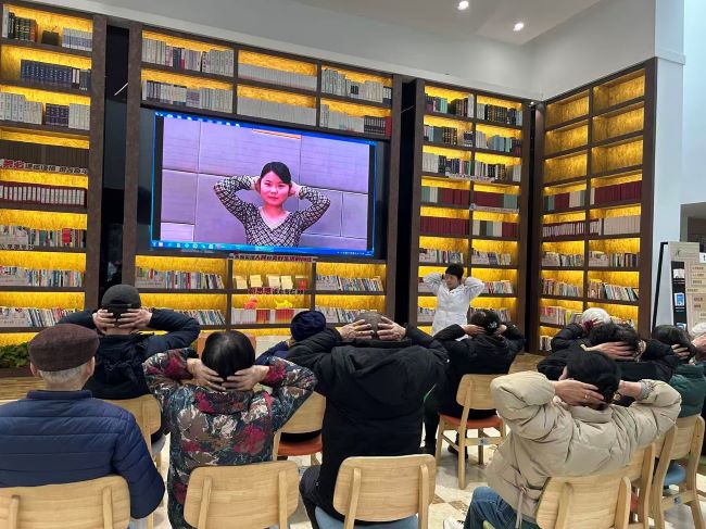 图为社区活动现场